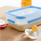 EMSA Clip & Close Rechthoekig Doos 2.2 l Blauw. Transparant 1 stuk(s)