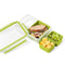EMSA CLIP & GO 1.2l Rechthoekig Doos Groen, Transparant 1stuk(s)