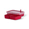 EMSA CLIP & MICRO 1.2l Rechthoekig Set Rood