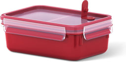 EMSA CLIP & MICRO 1l Rechthoekig Set Rood