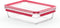 Emsa N1041100 Clip and Close Glazen Vershoudbewaarbakje 2L 11.8x6.9 cm 19.7x8 cm Rood
