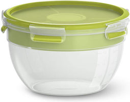 EMSA N10713 Rond Doos 2,6 l Groen, Transparant 3 stuk(s)