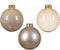 Kerstbal glas d7 cm parel ass 21st I kerst