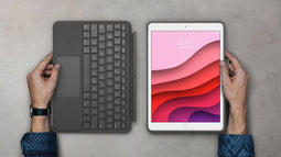 Logitech Combo Touch - Toetsenbord met Touchpad - Verlichte toetsen - Graphiet voor iPad (7e gen)