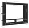 vidaXL - Tv-meubel - 152x22x113 - cm - bewerkt - hout - zwart