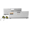 Asmeter, 2-pack asmeetplaten, roestvrijstalen spoorhoekmeetplaat, 4 uitlijnstangen & magnetische sle