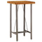 vidaXL - Bartafel - 60x60x107 - cm - massief - gerecycled - teakhout