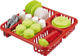 Serviesset Ecoiffier Drainer Square Garni Speelgoed