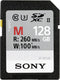 Sony SF-M Series - UHS-II SD - 128GB - 260 MB/s leessnelheid - Zwart