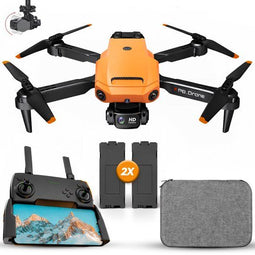 SefSay P8 Drone - Quadcopter - Dubbele camera obstakel ontwijking - Oranje (2 accu's)