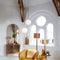 Light & Living Hanglamp Medina - Wit Glas - Ø30cm - Modern - Hanglampen Eetkamer, Slaapkamer, Woonkamer