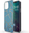 iMoshion Hoesje Geschikt voor iPhone 12 Pro / 12 Hoesje Siliconen - iMoshion Design hoesje - Blauw / Meerkleurig / Goud / Blue Graphic