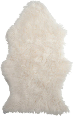 J-Line tapijt - nepbont - wit