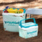 Draagbare harde koelbox Aktive 24 L 37 x 35 x 27 cm Blauw (2 Stuks)
