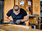 Einhell TC-PE 150 - Pneumatische Excentrische Schuurmachine - Ø150 mm - Rood Zwart