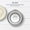Castagnola Thermosbeker - Koffiebeker To Go - Dubbelwandig - 380 ML - RVS - Offwhite - Octagon