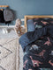 Studio Ditte Junior Hoeslaken Streepjes 70x150cm - Nachtblauw