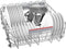 Bosch SMI6ZCS10E - Inbouwvaatwasser - 40 dB - PerfectDry - Geborsteld staal