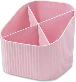 Han Re-Loop pennenbakje, PP, pastelroze 6 stuks