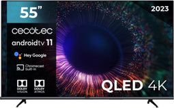 Television Cecotec 02568 55" 4K Ultra HD QLED Android TV