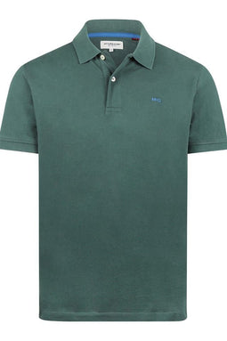 McGregor Klassiek Poloshirt - Heren - Hoogwaardig katoenmix - Donkergroen - Maat XL