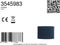 Light & Living - kap - Harper - blauw - textiel - E27 - 3545983