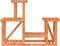 vidaXL - Plantenstandaard - 90x25x73,5 - cm - massief - vurenhout
