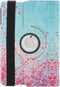 Tablet Hoes Geschikt voor iPad Mini 1 (2012) / iPad Mini 2 (2013) / iPad Mini 3 (2014) - 360° Draaibare Design Bookcase - Roze / Meerkleurig /Pink Blossom