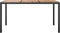 vidaXL - Tuintafel - 150x90x75 - cm - poly - rattan - en - acaciahout - zwart
