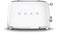 Smeg TSF01WHEU - Broodrooster - 950W 2 sleuven 6 bruining-niveaus - Wit