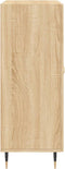 vidaXL - Dressoir - 69,5x34x90 - cm - bewerkt - hout - sonoma - eikenkleurig