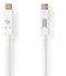 Nedis CCGW64750WT10 - USB-C 3.2 Gen 2-kabel - 4K-ondersteuning - Wit