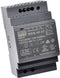 Mean Well HDR-60-24 - Voeding - 60 W - DIN-railmontage - 24 V 2.5 A - Zwart