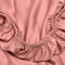 Coco & Cici - Tencel Sateen Hoeslaken Topper 180 x 210 x 5-8 cm - 2 Persoons Beddengoed - Lyocell - Elastiek Rondom - Terra Roze - Extra Zacht