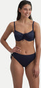 CYELL Midnight Zebra - Bikinitop met beugel - Verstelbare schouderbandjes - Donkerblauw