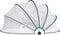 vidaXL - Zwembadoverkapping - rond - 406x203 - cm - PVC