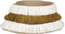 House of Seasons Kerstboomrok - H26 x Ø58 cm - Jute met franjes - Bruin