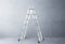 4-in-1 Aluminium Ladder - Multifunctioneel - 350 cm - Opvouwbaar - Grijs