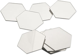 Acryl Wandspiegel Set - Plakbare Hexagoon Spiegels - Zilver - 12 stuks (12 stuks)