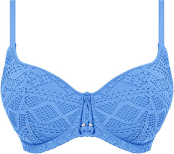 Sundance sweetheart pad bikini top - Maat 75D - Gehaakt ontwerp - Blauw
