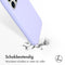 Accezz iPhone 14 Pro Max - Liquid Silicone Backcover - Schokabsorberend - Paars