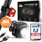 Fietslampenset - LED StVZO goedgekeurd - IPX5 waterdicht (set van 2)