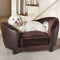 ENCHANTED PET | Enchanted Hondenmand Sofa Ultra Pluche Snuggle Wicker Bruin