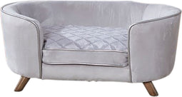 Enchanted sofa quicksilver zilverkleurig - 88x64x37cm.