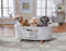 Enchanted sofa quicksilver zilverkleurig - 88x64x37cm.