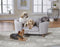 Enchanted sofa quicksilver zilverkleurig - 88x64x37cm.