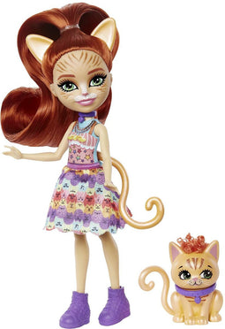 Enchantimals City Tails STADSBEESTJES TARLA KAT EN CUDDLER Poppen