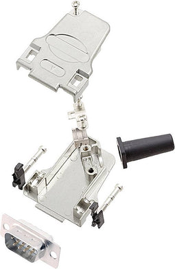 encitech D45ZF09-DMP-W-K 6355-8047-01 D-sub male connectorset 45 ° Aantal polen: 9 Soldeerkelk 1 stuk(s)