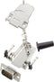encitech D45ZF09-HDP15-W-K 6355-8064-01 D-sub male connectorset 45 ° Aantal polen: 15 Soldeerkelk 1 stuk(s)