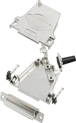 encitech D45ZF25-HDS44-W-K 6355-8064-13 D-sub female connectorset 45 ° Aantal polen: 44 Soldeerkelk 1 stuk(s)
